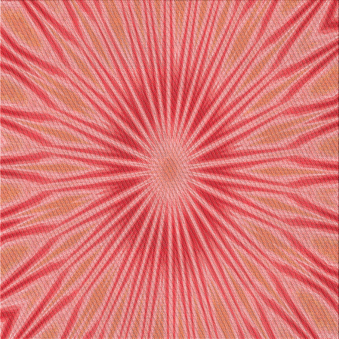 Round Machine Washable Transitional Ruby Red Rug, wshpat1773rd