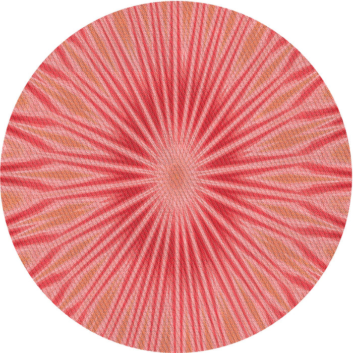 Square Patterned Ruby Red Rug, pat1773rd