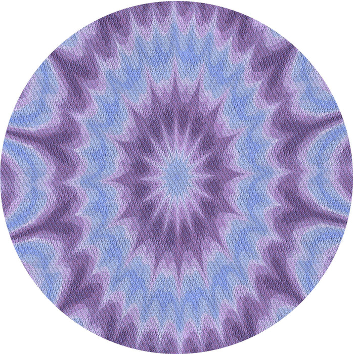 Square Patterned Purple Mimosa Purple Rug, pat1774blu