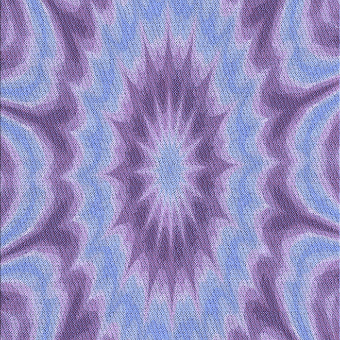 Machine Washable Transitional Purple Mimosa Purple Rug, wshpat1774blu