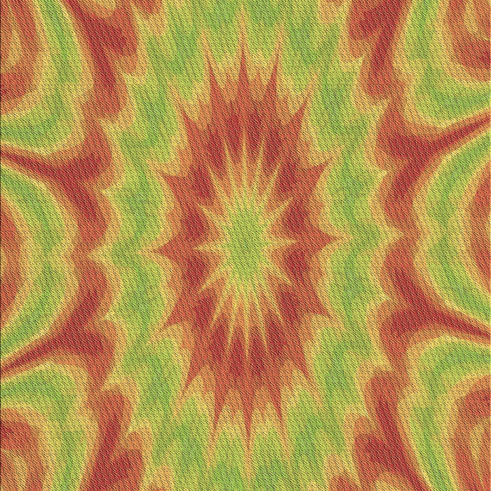 Patterned Orange Red Orange Rug, pat1774brn