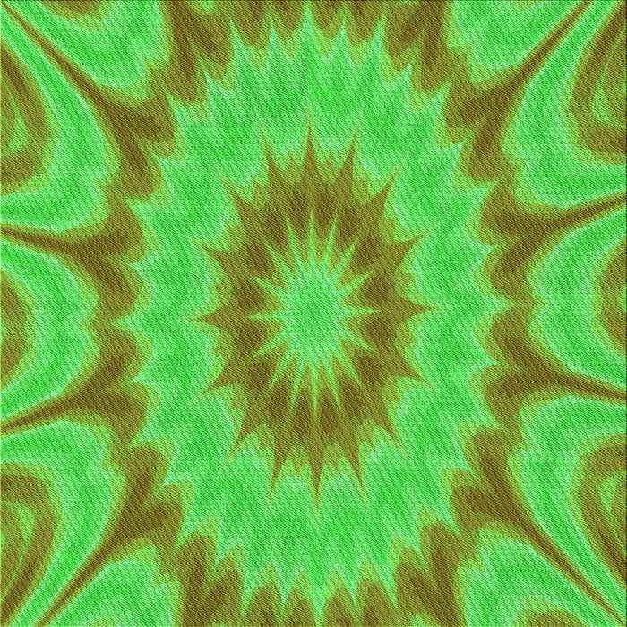 Round Patterned Neon Green Rug, pat1774grn