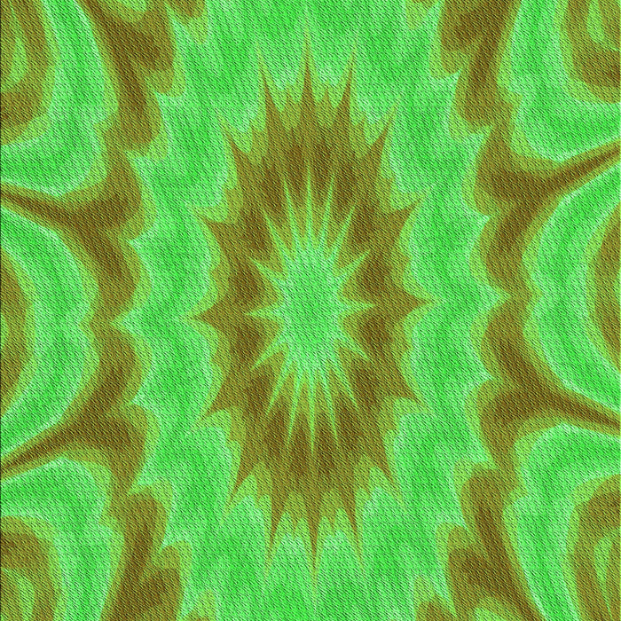 Patterned Neon Green Rug, pat1774grn