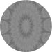 Square Machine Washable Transitional Smokey Gray Rug in a Living Room, wshpat1774gry