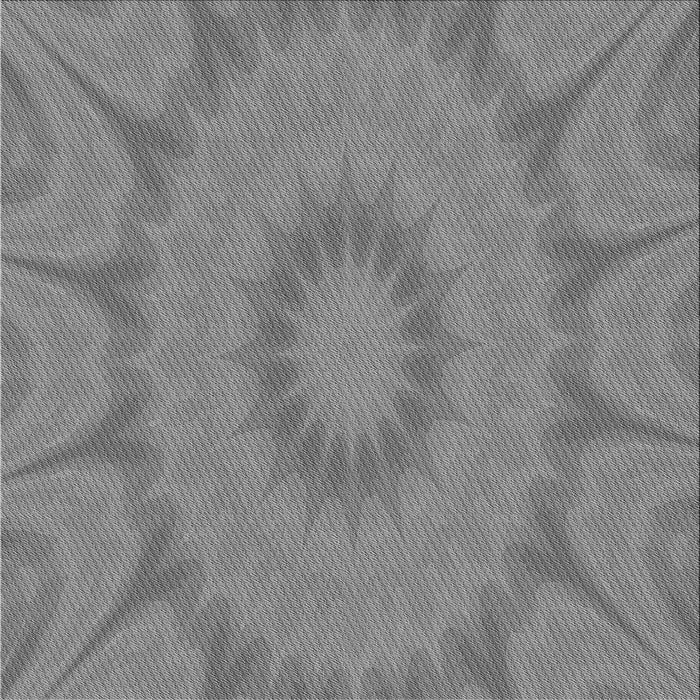 Round Patterned Smokey Gray Rug, pat1774gry