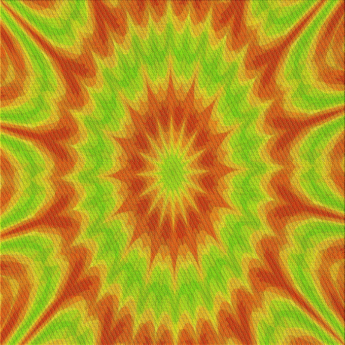 Round Patterned Orange Red Orange Rug, pat1774yw