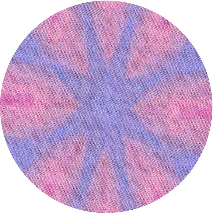 Square Machine Washable Transitional Bright Lilac Purple Rug in a Living Room, wshpat1775pur