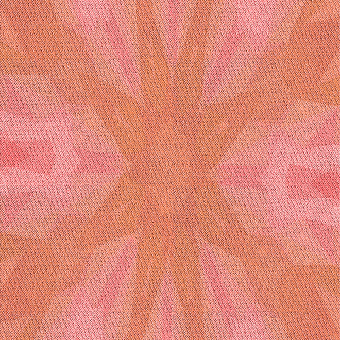 Machine Washable Transitional Bright Orange Rug, wshpat1775rd