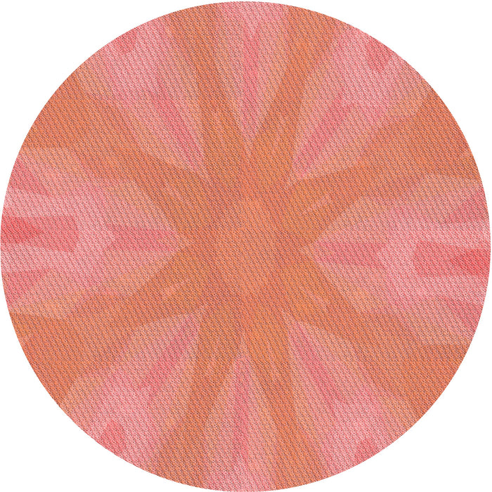Square Machine Washable Transitional Bright Orange Rug in a Living Room, wshpat1775rd