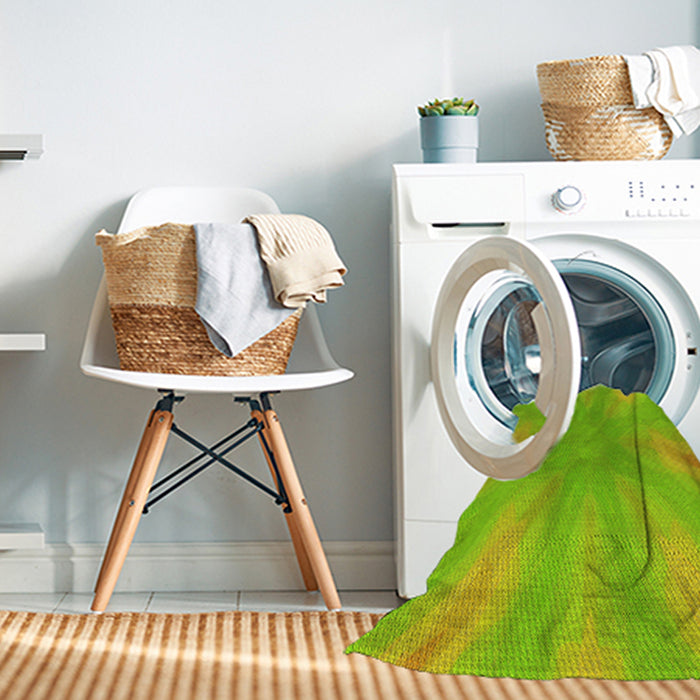 Machine Washable Transitional Pistachio Green Rug in a Washing Machine, wshpat1775yw