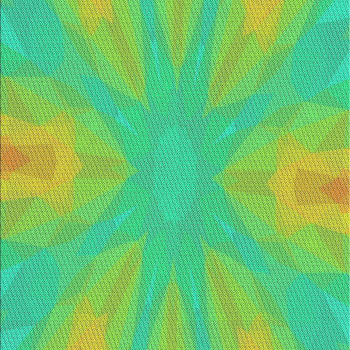 Patterned Green Abstract Machine Washable Rug, wshpat1775