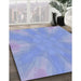 Machine Washable Transitional Sky Blue Rug in a Family Room, wshpat1776blu
