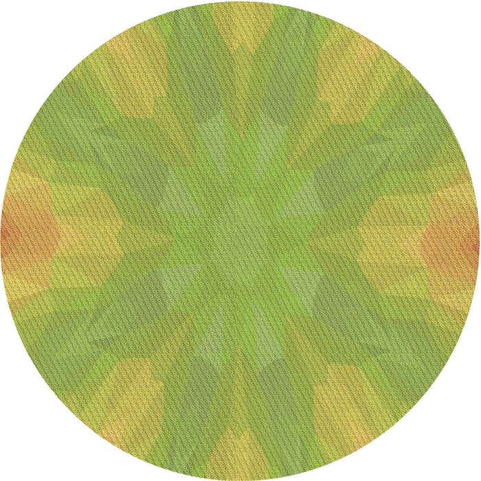 Square Machine Washable Transitional Pistachio Green Rug in a Living Room, wshpat1776brn