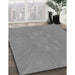 Machine Washable Transitional Dark Gray Rug in a Family Room, wshpat1776gry