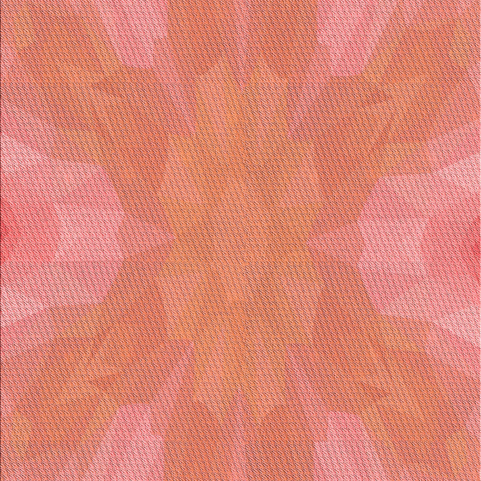 Machine Washable Transitional Bright Orange Rug, wshpat1776rd