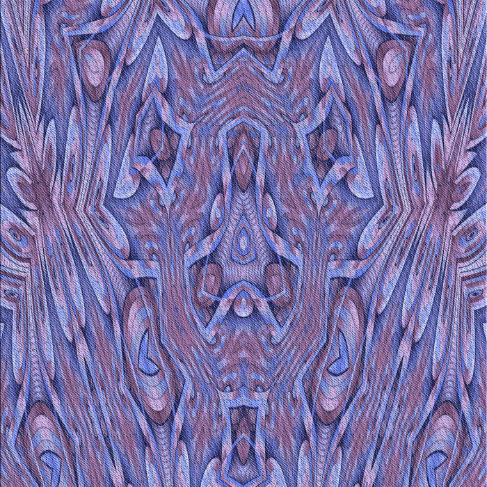 Machine Washable Transitional Purple Mimosa Purple Rug, wshpat1777blu