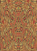 Machine Washable Transitional Mahogany Brown Rug, wshpat1777brn