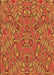Machine Washable Transitional Orange Rug, wshpat1777org