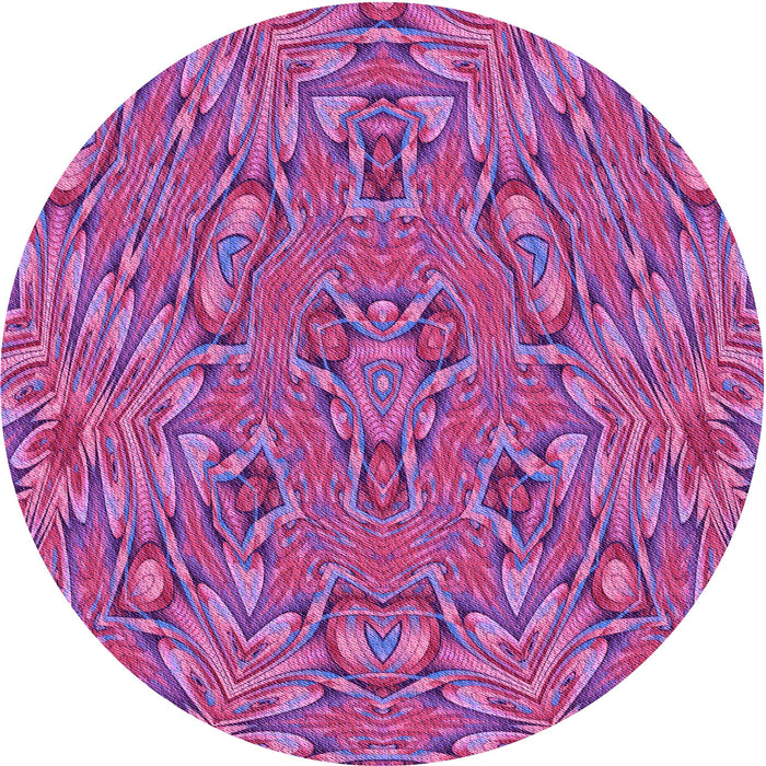 Square Machine Washable Transitional Purple Rug in a Living Room, wshpat1777pur