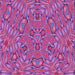 Round Machine Washable Transitional Purple Rug, wshpat1777pur