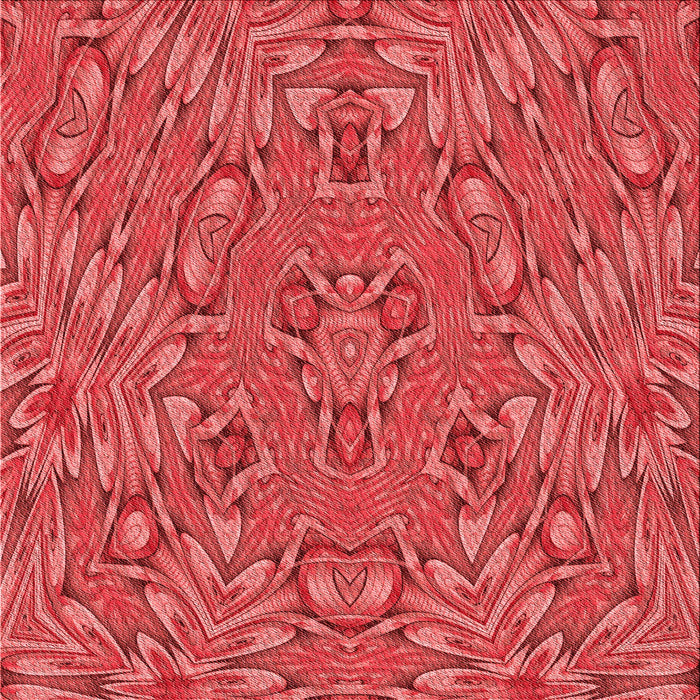 Round Machine Washable Transitional Red Rug, wshpat1777rd