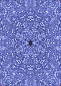 Machine Washable Transitional Sky Blue Rug, wshpat1778blu