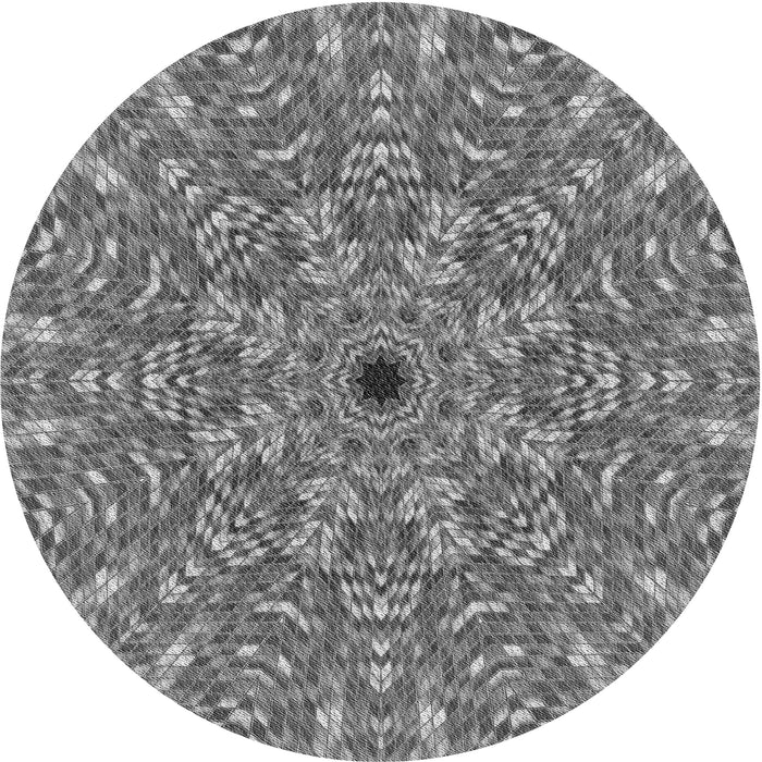 Square Machine Washable Transitional Grey Gray Rug in a Living Room, wshpat1778gry