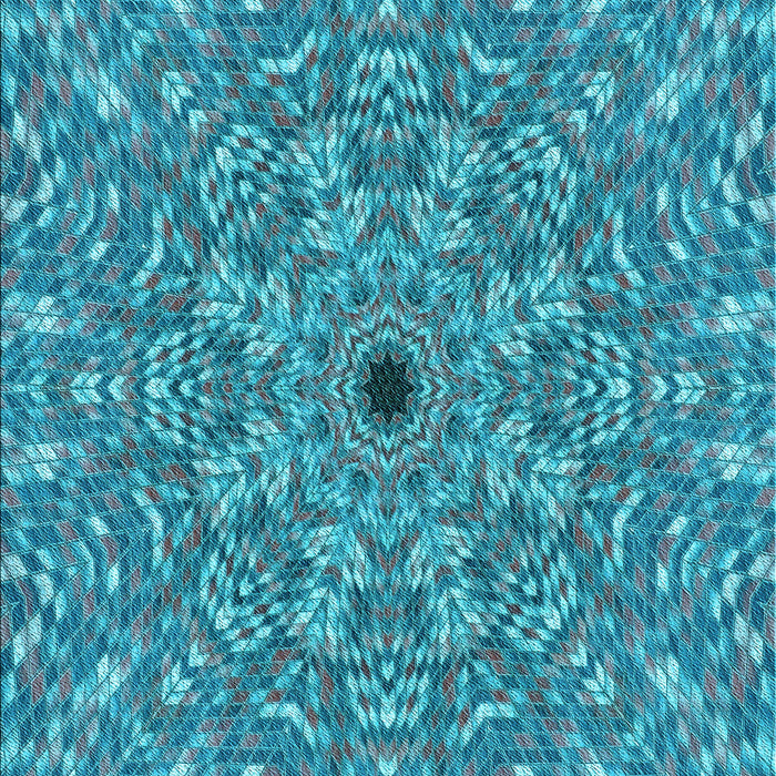 Machine Washable Transitional Blue Rug, wshpat1778lblu