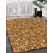 Machine Washable Transitional Orange Rug in a Family Room, wshpat1778org