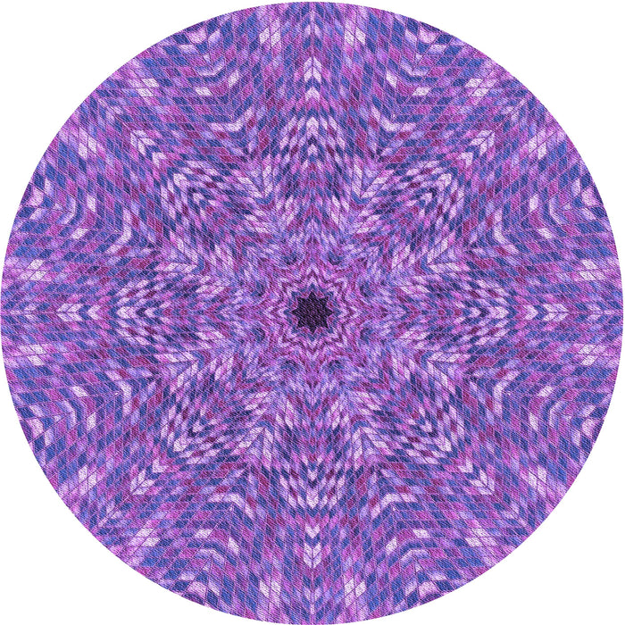 Square Machine Washable Transitional Purple Rug in a Living Room, wshpat1778pur