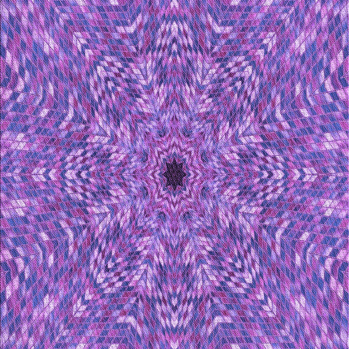 Machine Washable Transitional Purple Rug, wshpat1778pur