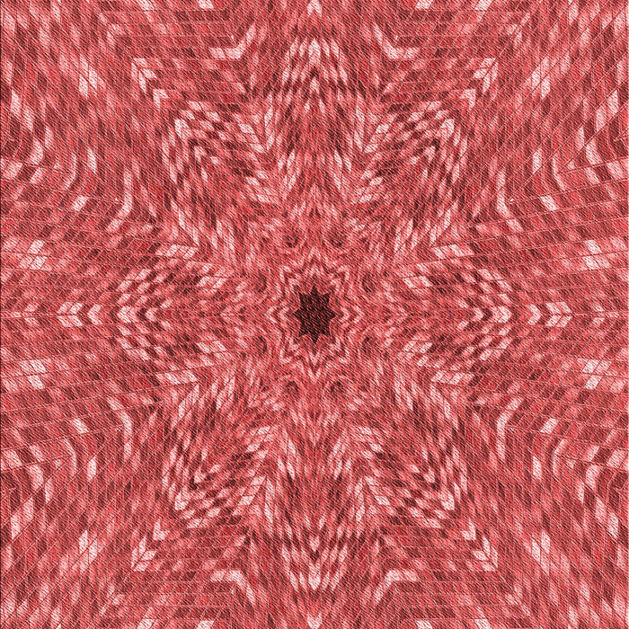 Machine Washable Transitional Red Rug, wshpat1778rd