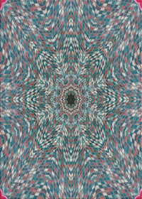 Patterned Gray Abstract Machine Washable Rug, wshpat1778