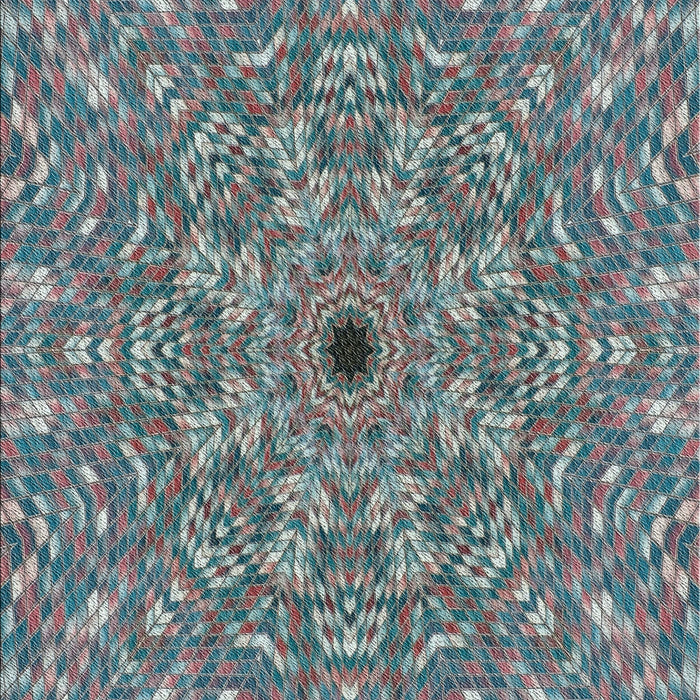 Patterned Gray Abstract Machine Washable Rug, wshpat1778