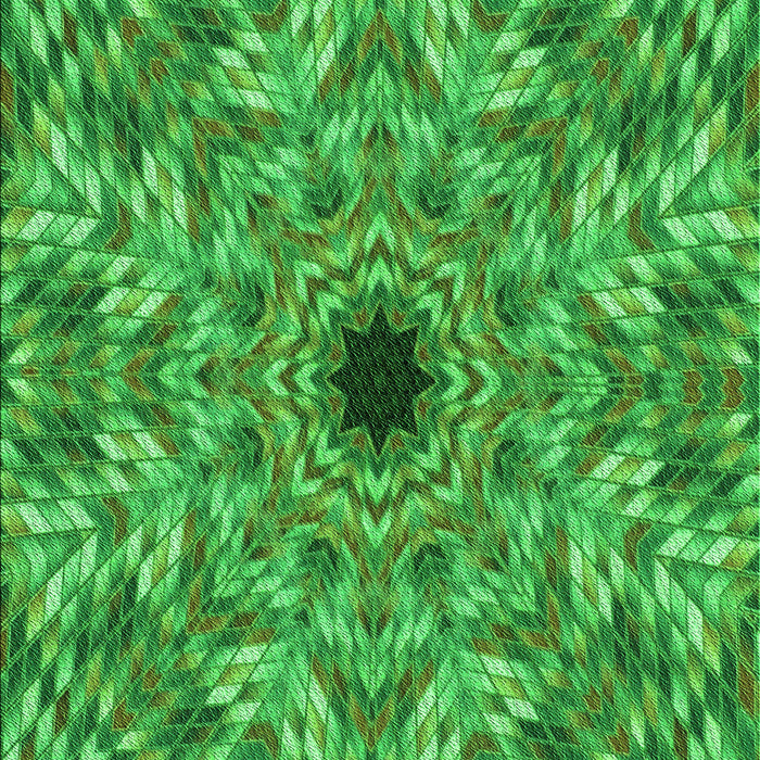 Patterned Green Rug, pat1779grn