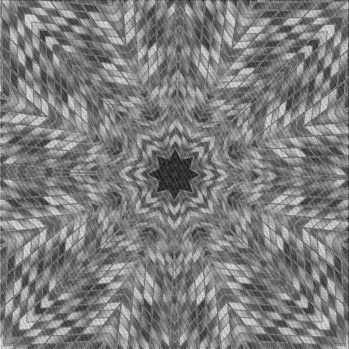 Round Patterned Gray Rug, pat1779gry