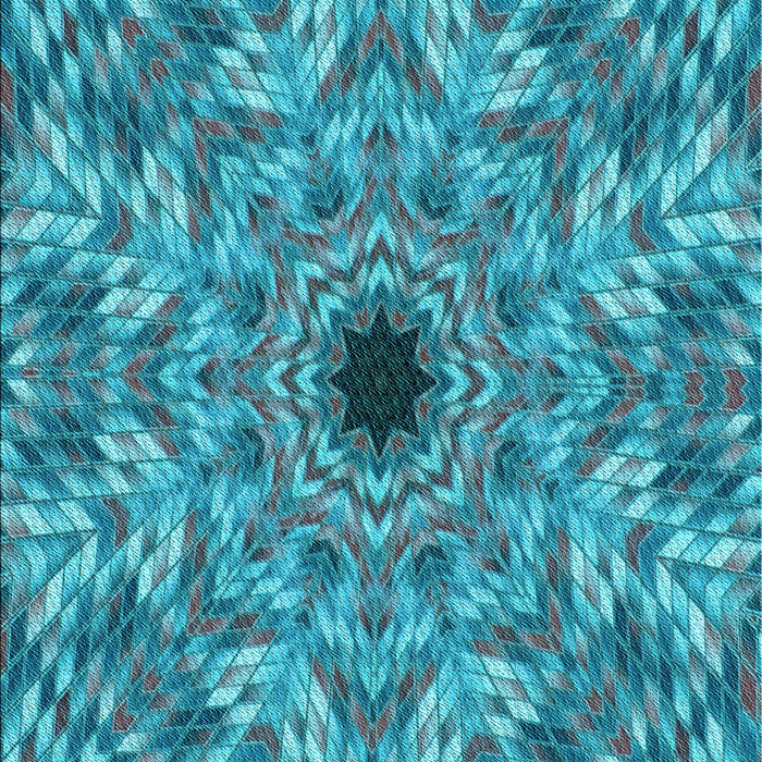 Machine Washable Transitional Dark Cyan Green Rug, wshpat1779lblu