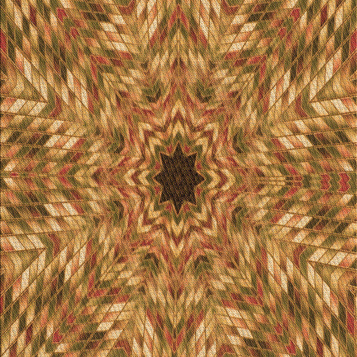 Patterned Orange Rug, pat1779org