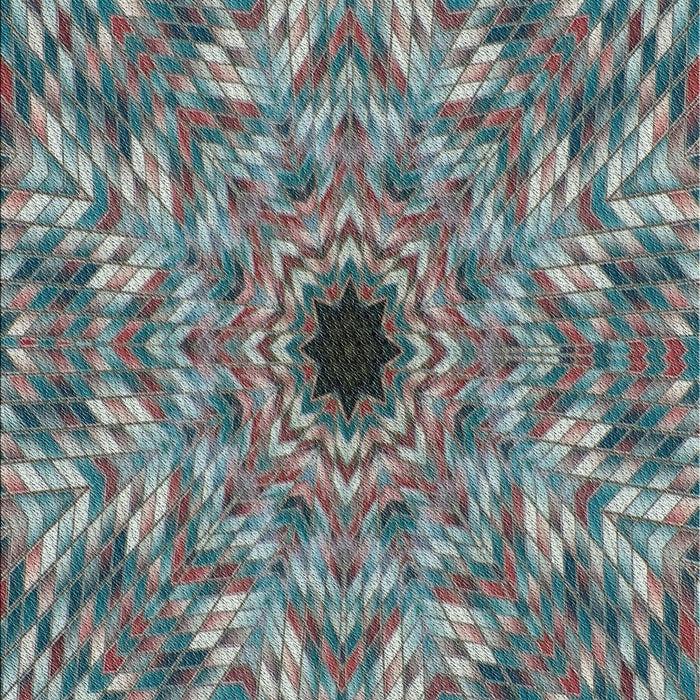 Patterned Gray Novelty Rug, pat1779