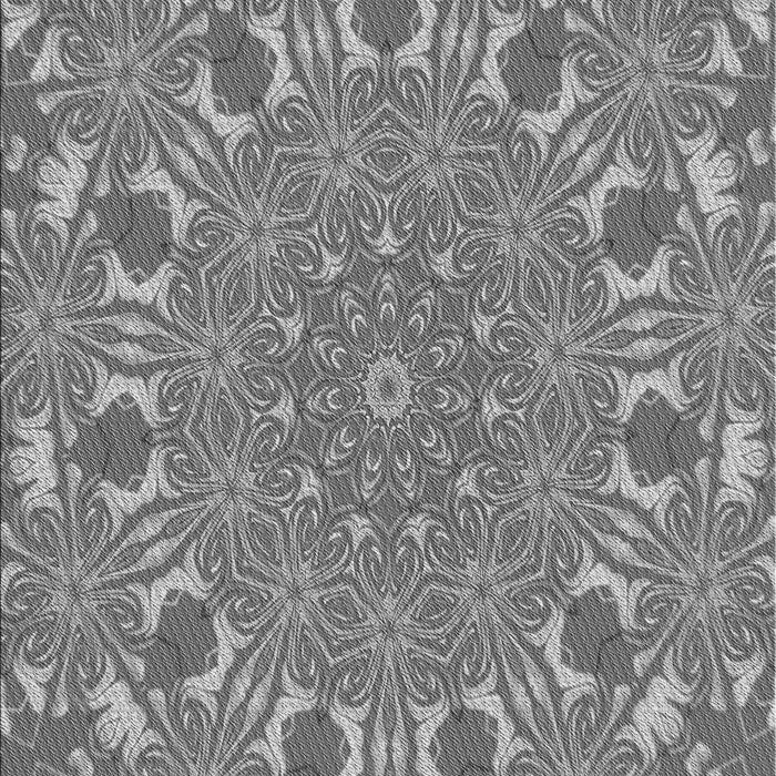 Patterned Ash Gray Rug, pat178gry