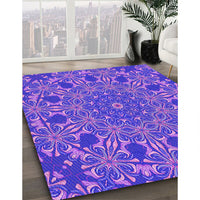 Patterned Purple Rug, pat178pur