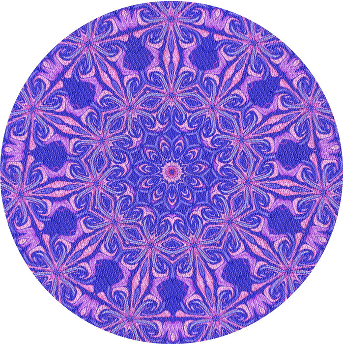 Square Machine Washable Transitional Purple Rug in a Living Room, wshpat178pur