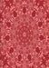 Patterned Red Rug, pat178rd