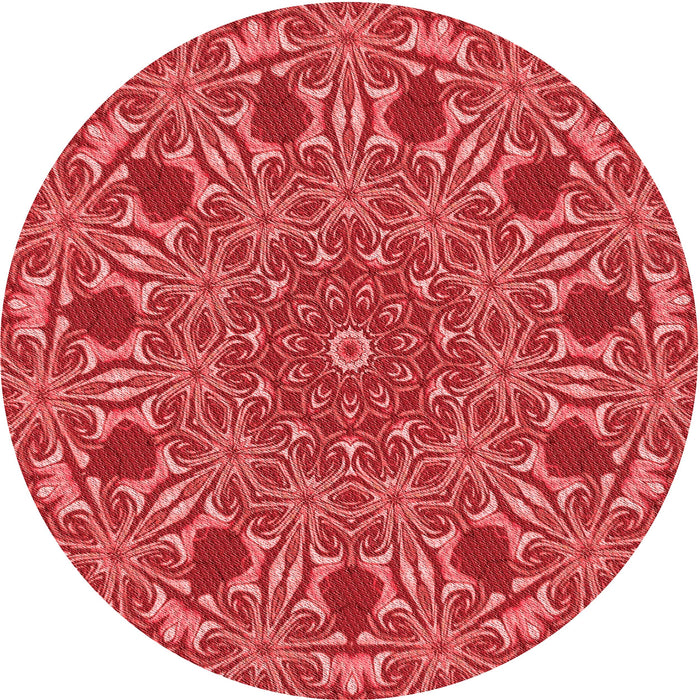 Square Machine Washable Transitional Red Rug in a Living Room, wshpat178rd