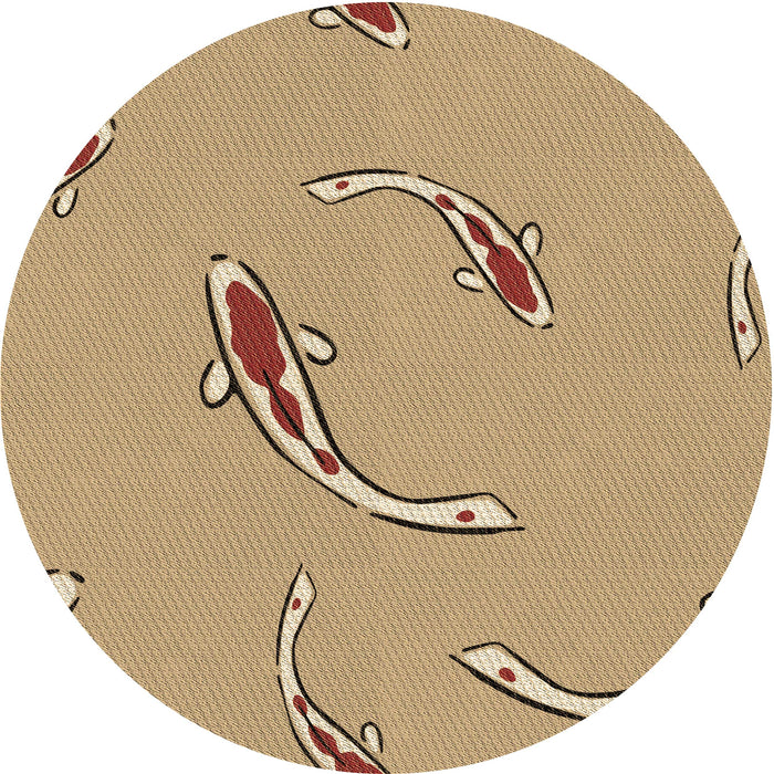 Square Machine Washable Transitional Yellow Orange Rug in a Living Room, wshpat1780brn