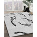 Machine Washable Transitional Platinum Gray Rug in a Family Room, wshpat1781gry