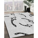 Patterned Off-White Novelty Rug in Family Room, pat1781