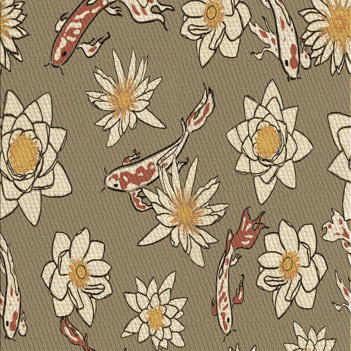 Patterned Red Brown Rug, pat1783brn