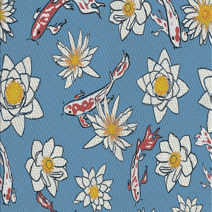 Machine Washable Transitional Blue Rug, wshpat1783