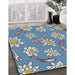 Machine Washable Transitional Blue Rug in a Family Room, wshpat1783